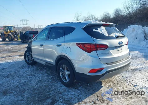 2017 Hyundai Santa Fe Sport 2.4L from USA, damaged, VIN 5XYZUDLB1HG485254